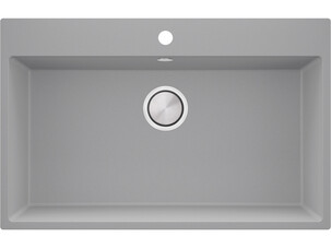 One-bowl granite kitchen...