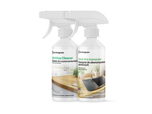 Impregnator for granite sinks 250 ml + Countertop cleaner 250 ml