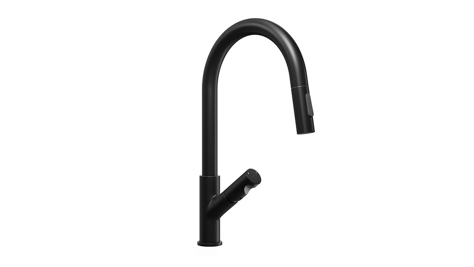 Kitchen mixer tap with pull-out spout and 2 spray types Primagran® 9600