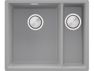 Double-bowl granite kitchen...