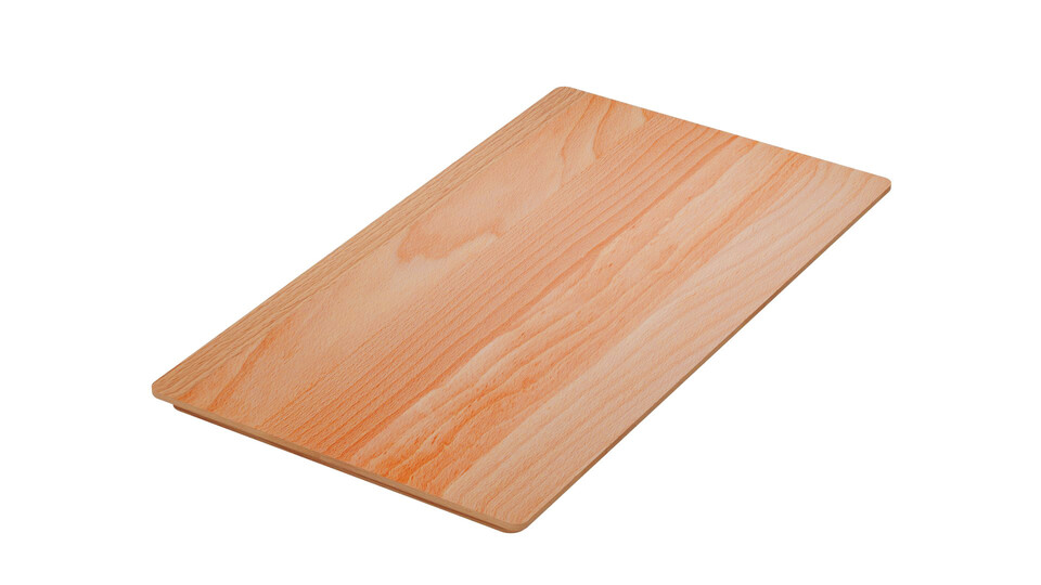 Workstation 470 Wide Flushmount wooden Beechwood cutting board