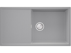 One-bowl granite kitchen...