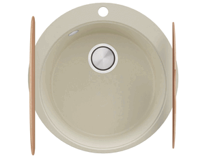 Round kitchen granite sink...