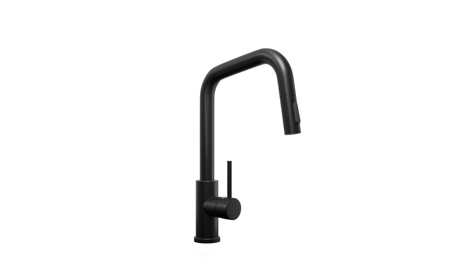 Kitchen mixer tap with pull-out spout and 2 spray types Primagran® 9070