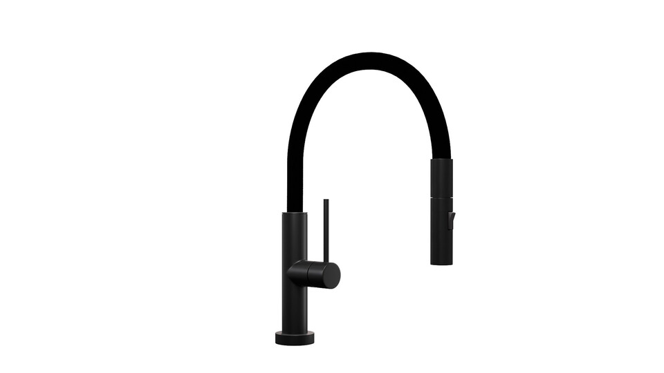 Kitchen mixer tap with flexible spout FLEX and 2 spray types Primagran® 6030