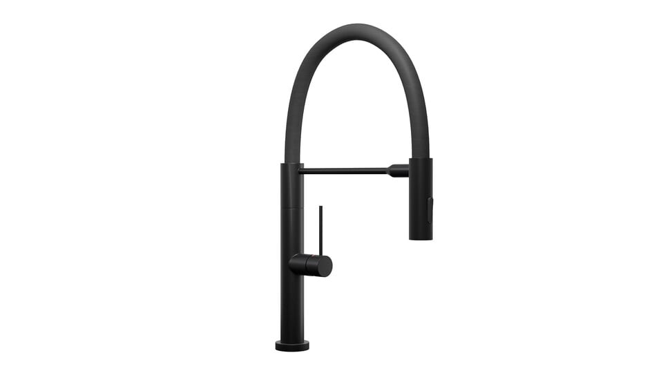 Kitchen mixer tap with flexible spout and 2 spray types Primagran® 7020