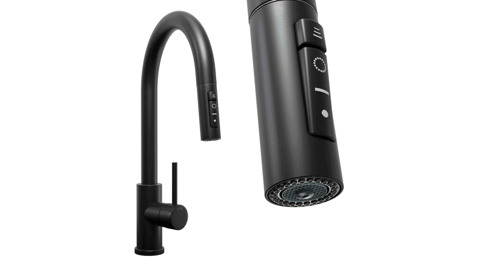 3-in-1 kitchen faucet with pull-out spout 9310 Primagran