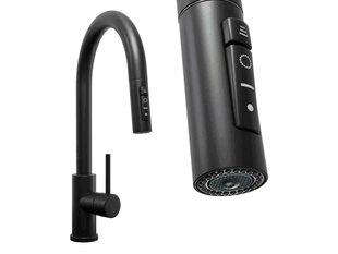 3-in-1 kitchen faucet with pull-out spout 9310 Primagran