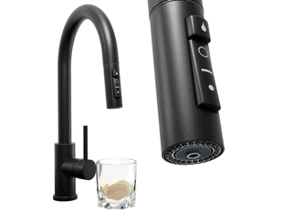 Kitchen mixer tap with pull-out spout and 2 spray types Primagran® 901