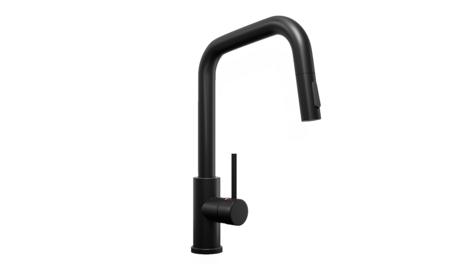 Kitchen mixer tap with pull-out spout and 2 spray types Primagran® 9070