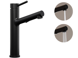 Kitchen mixer tap with pull-out spout and 2 spray types Primagran® 2010