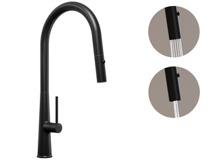 Kitchen mixer tap with pull-out spout and 2 spray types Primagran® 901