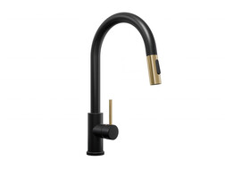 Kitchen mixer tap with...