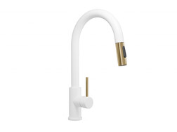 Kitchen mixer tap with...