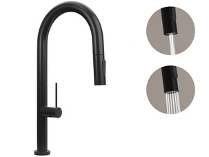 Kitchen mixer tap with...