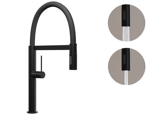 Kitchen mixer tap with...
