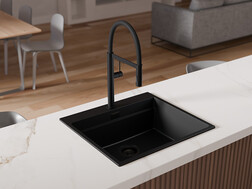 Kitchen mixer tap with flexible spout and 2 spray types Primagran® 7010