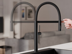 Kitchen mixer tap with flexible spout and 2 spray types Primagran® 7010