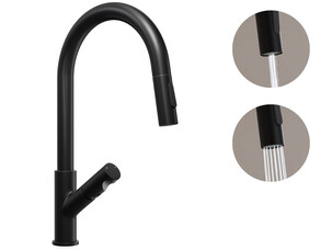 Kitchen mixer tap with...
