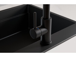 Kitchen mixer tap with pull-out spout and 2 spray types Primagran® 9070