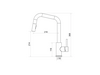 Kitchen mixer tap with pull-out spout and 2 spray types Primagran® 9070