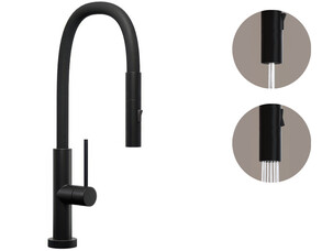 Kitchen mixer tap with...