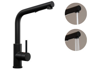Kitchen mixer tap with...
