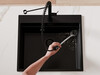 Kitchen mixer tap with pull-out spout and 2 spray types Primagran® 7030