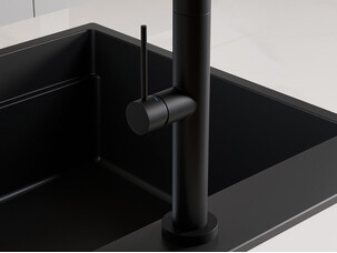 Kitchen mixer tap with pull-out spout and 2 spray types Primagran® 7030
