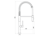 Kitchen mixer tap with pull-out spout and 2 spray types Primagran® 7030