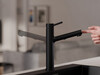 Kitchen mixer tap with pull-out spout and 2 spray types Primagran® 2010