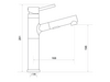 Kitchen mixer tap with pull-out spout and 2 spray types Primagran® 2010