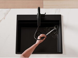 3-in-1 kitchen faucet with pull-out spout 9310 Primagran