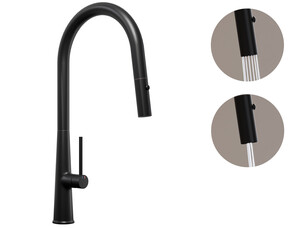 Kitchen mixer tap with...