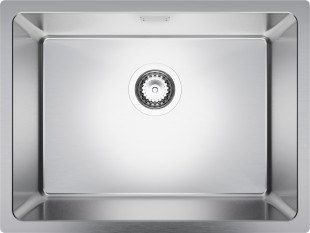 Undermount single-bowl steel kitchen sink New York 60